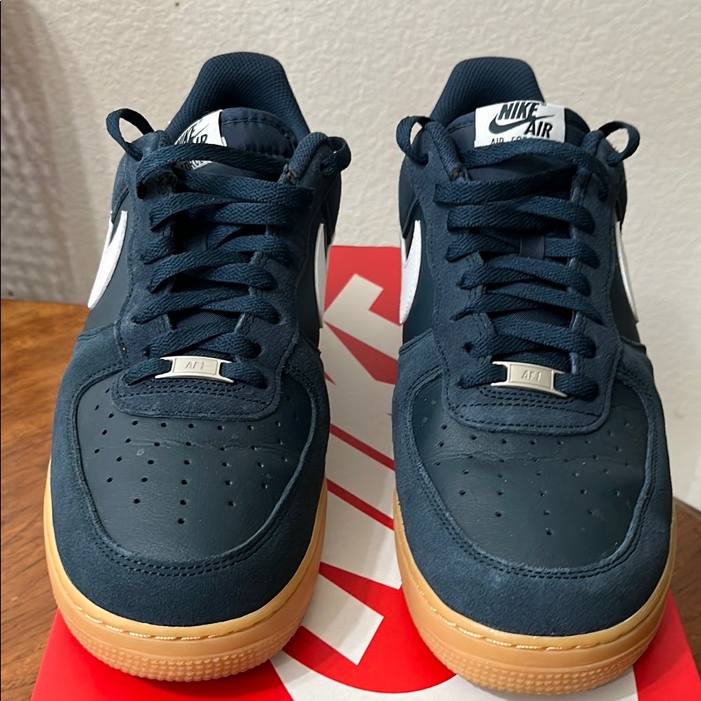Nike Blue and White Sneakers Stylish Comfort